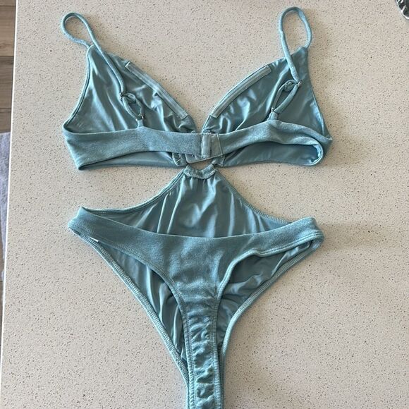 PRINCESS POLLY Blue Adelaide Bodysuit size 6 - Picture 6 of 6